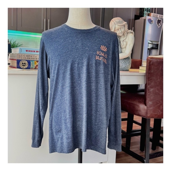Howler Brothers Men’s Long-Sleeve T. Gray, Orange. XL. NEW - Picture 14 of 14